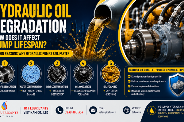 How Hydraulic Oil Degradation Affects Pump Lifespan